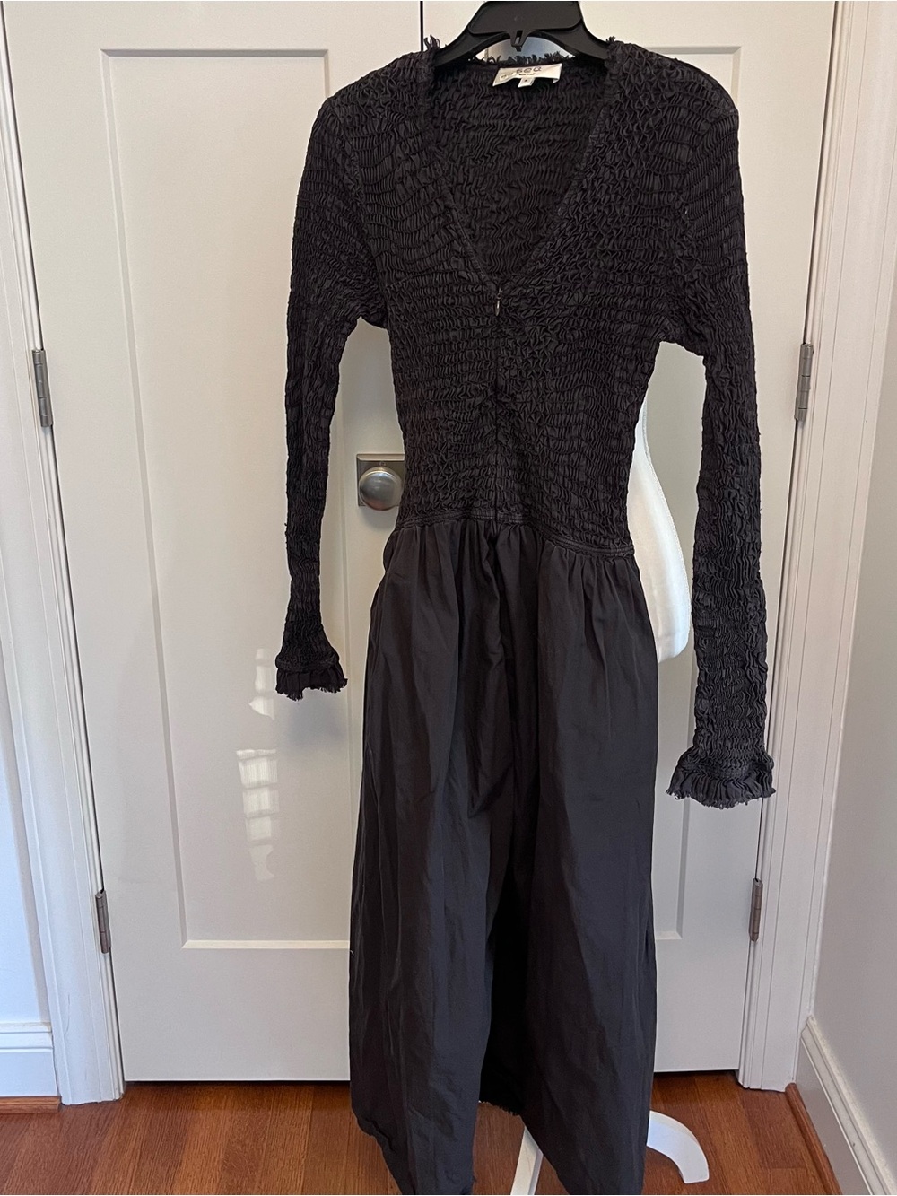 Sea New York brown crinkle dress